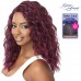 Outre Synthetic Swiss Lace L Parting Lace Front Wig UMA